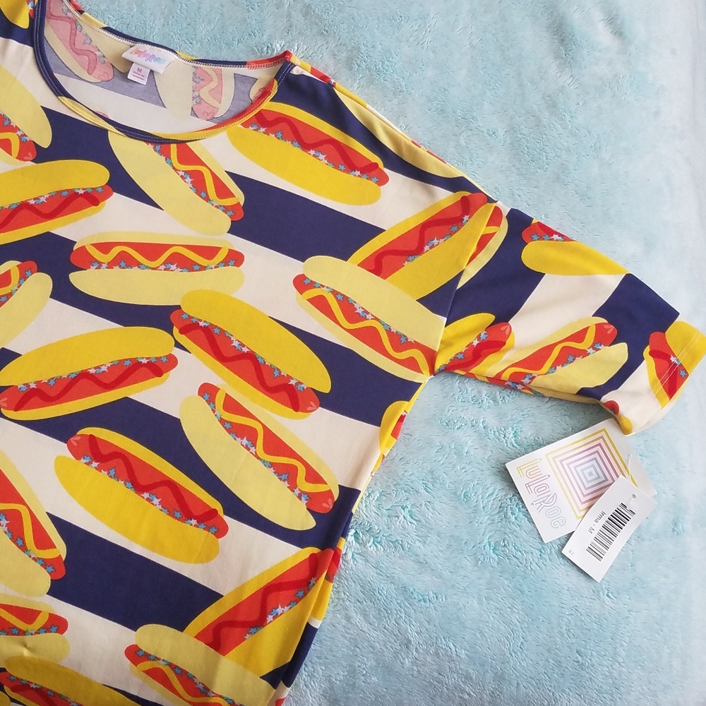 Lularoe Americana Hotdog Irma Medium